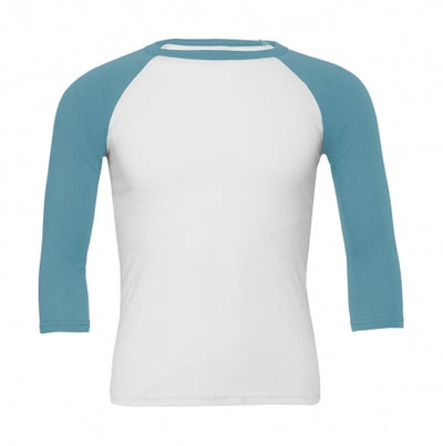 Bella+Canvas Unisex 3/4 Sleeve Baseball tee t-paita