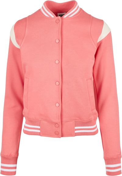 Urban Classics Ladies Inset College Sweat Jacket naisten takki