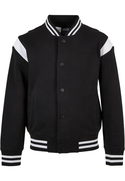 Urban Classics Boys Inset College Sweat Jacket nuorten Takki