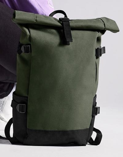 Bagbase Block Roll-Top Backpack reppu 22l