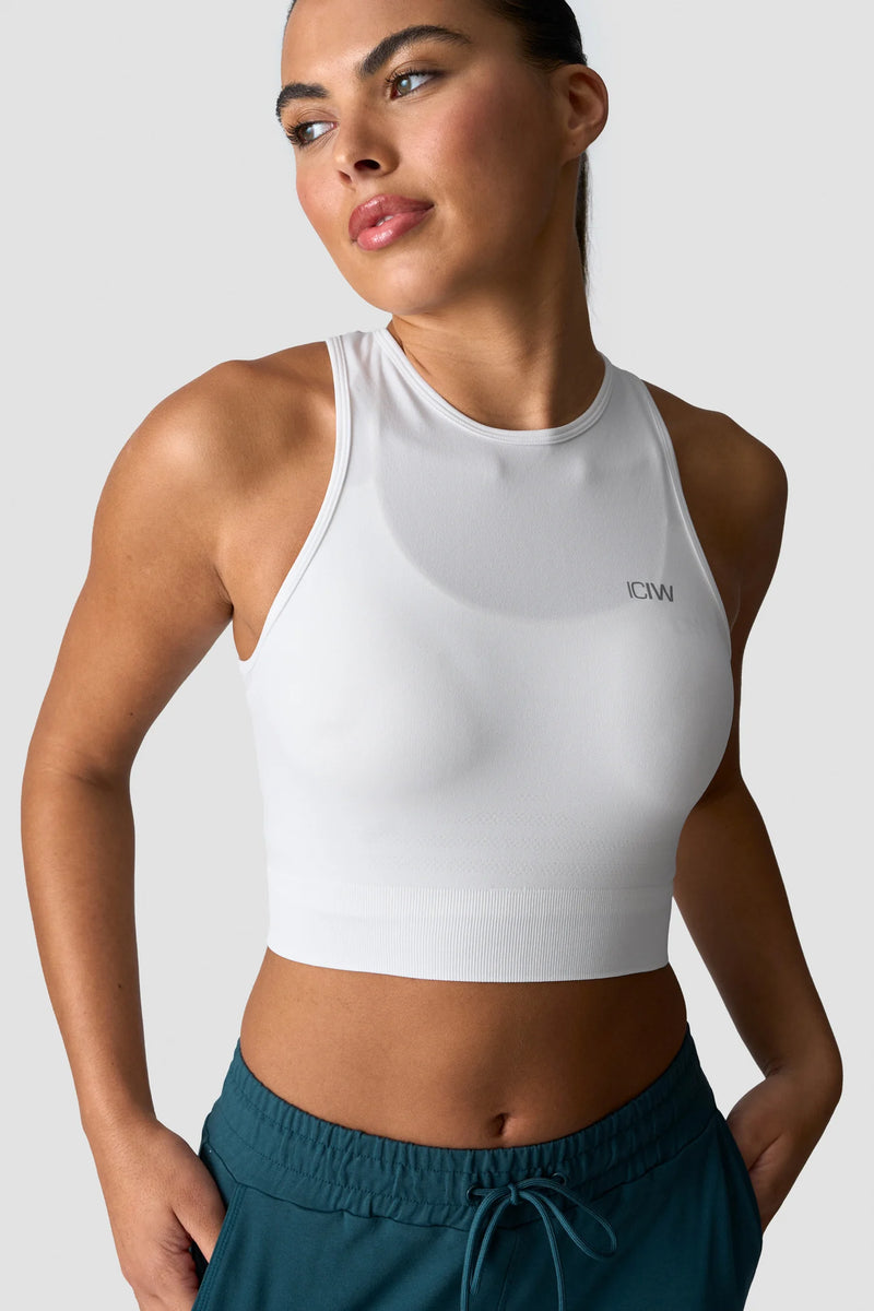 ICANIWILL Define Seamless Cropped Tank Top