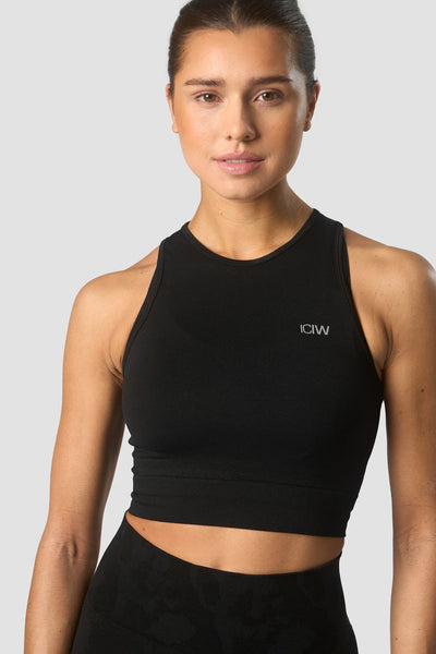 ICANIWILL Define Seamless Cropped Tank Top