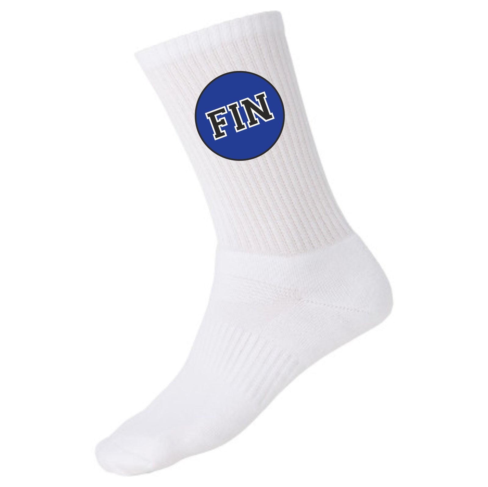 Sukat omalla tekstillä tai logolla (100 paria tai enemmän)